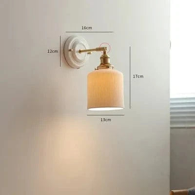 Applique LED nordique Beisde IWHD en céramique blanc | Marco Lucetti Céramique 8 / 4W (max100w)