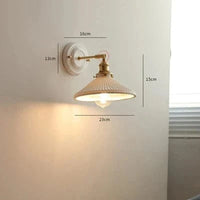 Applique LED nordique cuivre blanc. | Marco Lucetti Céramique