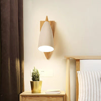 Applique LED nordique pour chambre et couloir en bois naturel | Marco Lucetti