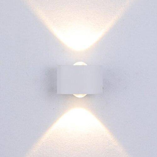 Applique LED Porch - Disponible en noir ou blanc | Marco Lucetti Simple - Blanc / Froide
