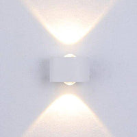 Applique LED Porch - Disponible en noir ou blanc | Marco Lucetti Simple - Blanc / Froide