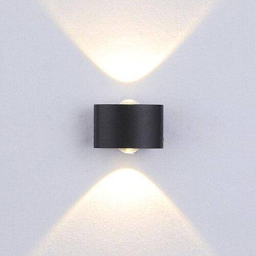 Applique LED Porch - Disponible en noir ou blanc | Marco Lucetti Simple - Noir / Froide
