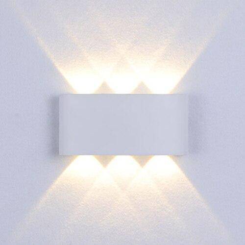 Applique LED Porch - Disponible en noir ou blanc | Marco Lucetti Triple - Blanc / Froide