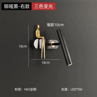 Applique LED Post-Moderne Luxe - Éclairage Décoratif | Marco Lucetti Noir Droite