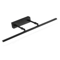 Applique LED rectangulaire pour tableau et miroir | Marco Lucetti 40cm / Noir / Froide