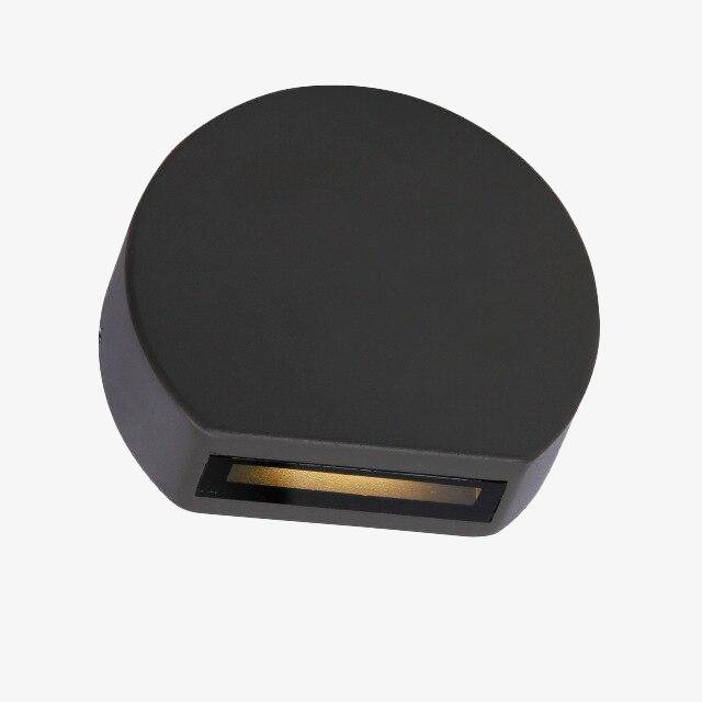 Applique LED ronde pour escalier | Marco Lucetti Noir
