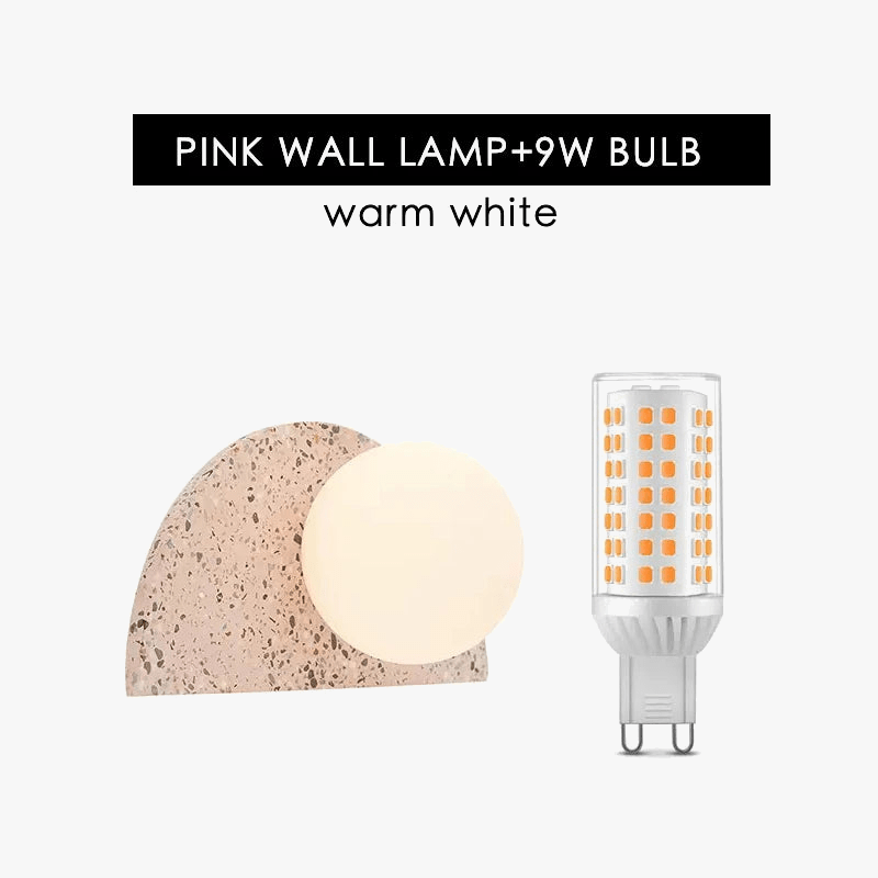 Applique LED Terrazzo Japonais - Ambiance Rétro | Marco Lucetti