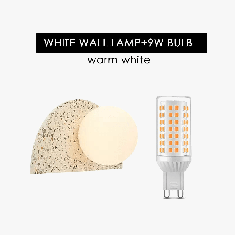 Applique LED Terrazzo Japonais - Ambiance Rétro | Marco Lucetti