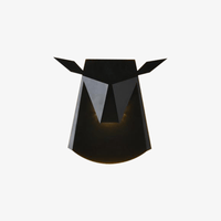 Applique LED tête de cerf design, colorée | Marco Lucetti Noir
