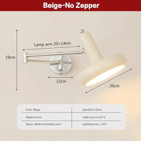 Applique LED Vent Rétractable Crème Medieval | Marco Lucetti A2 / Pas de Blub