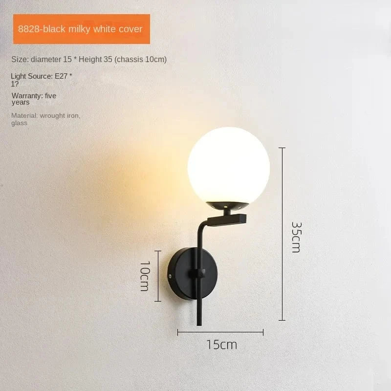 Applique LED Vintage Loft Noir | Marco Lucetti Noir Style A