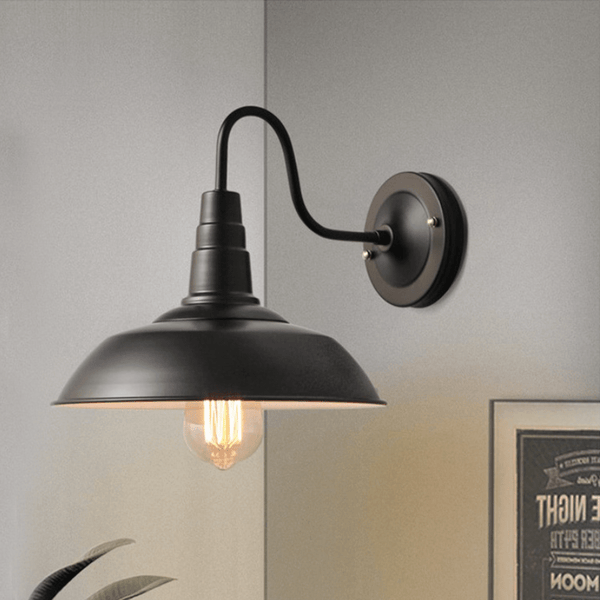 Applique LED Vintage Rustique - Noir ou Marron | Marco Lucetti