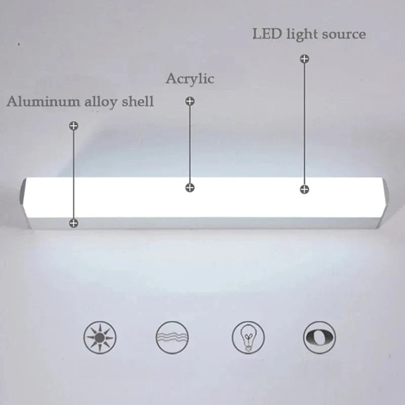 Applique lumineuse pour miroir LED | Marco Lucetti