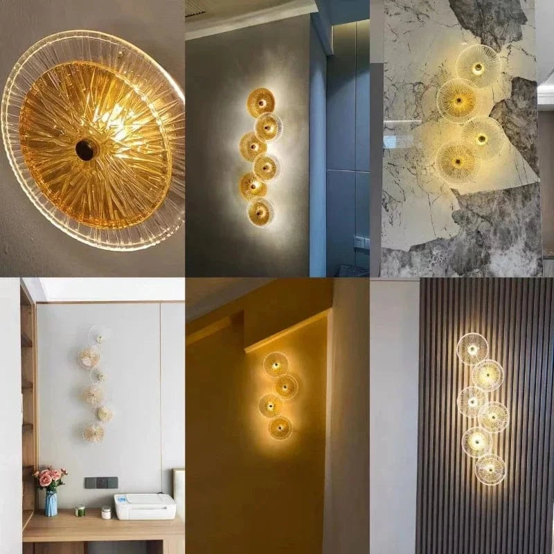 Applique moderne pour salon et chambre avec décor créatif et lumière LED efficiente | Marco Lucetti