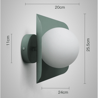 Applique Morden Minimalist avec boule LED Blanche et Couleurs | Marco Lucetti