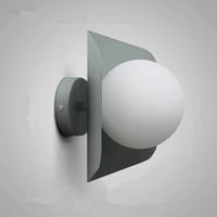 Applique Morden Minimalist avec boule LED Blanche et Couleurs | Marco Lucetti Gris