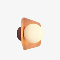 Applique Morden Minimalist avec boule LED Blanche et Couleurs | Marco Lucetti Rose