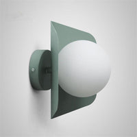 Applique Morden Minimalist avec boule LED Blanche et Couleurs | Marco Lucetti Vert