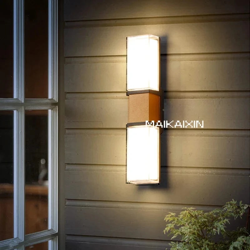 Applique murale 12W extérieur étanche IP65 - Pour Porte d'Entrée, Jardin, Porche - Villa, Hôtel, Restaurant | Marco Lucetti