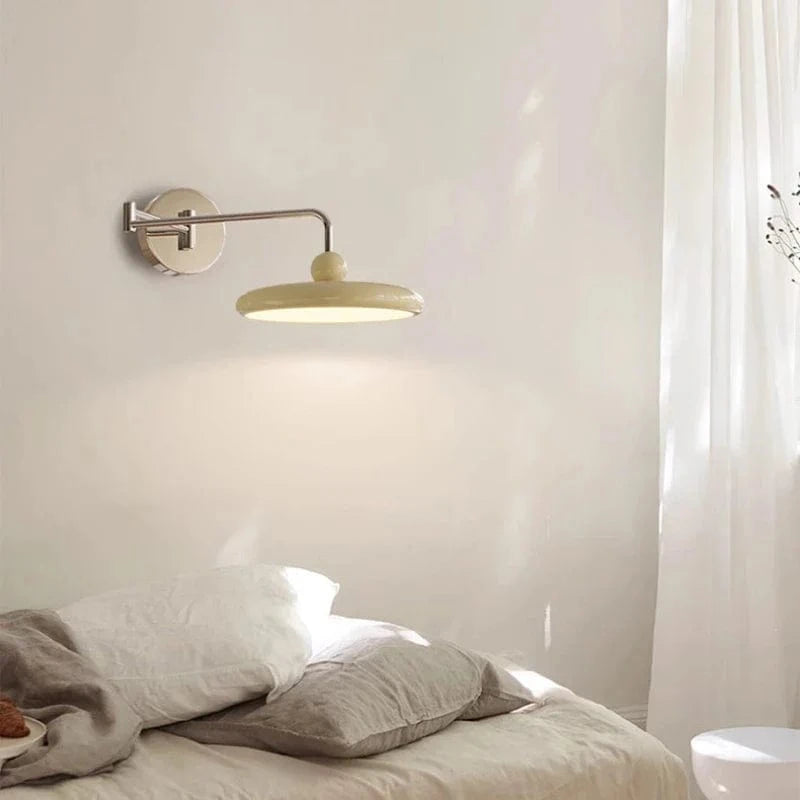 Applique murale à bascule pliantes nordiques LED lampe de chevet mobile moderne salon chambre appliques murales lampe de lecture rétractable × EverGlow | Marco Lucetti