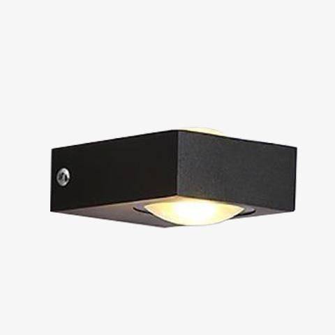 Applique murale LED double face carrée