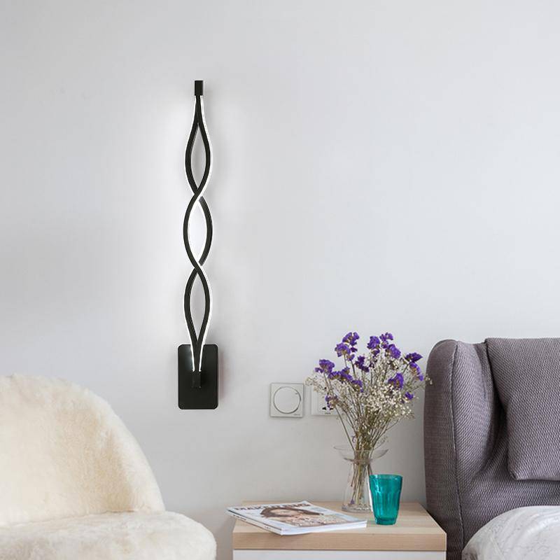 Applique murale à LED en aluminium design vagues | Marco Lucetti