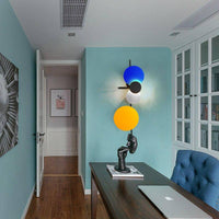Applique murale à LED Lasha en métal coloré | Marco Lucetti