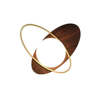 Applique murale à LED Shadow Black & Gold | Marco Lucetti