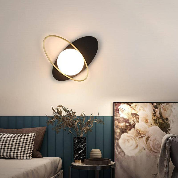 Applique murale à LED Shadow Black & Gold | Marco Lucetti
