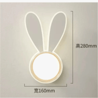 Applique murale acrylique motif dauphin lapin pour enfants - Éclairage ludique | Marco Lucetti