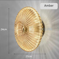 Applique Murale Ambre Gris Blanc | Marco Lucetti Ambre