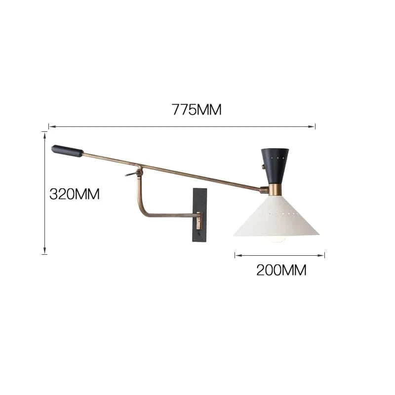 Applique murale Américana Long Bras | Marco Lucetti