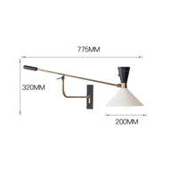 Applique murale Américana Long Bras | Marco Lucetti