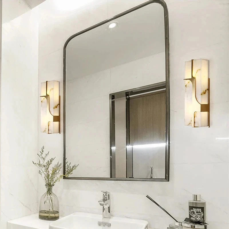 Applique murale ART CHINOIS 50 CM - Villa Salon Couloir Décoration Lumière LED Inspirée du Marbre Européen | Marco Lucetti