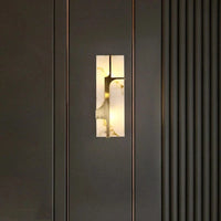 Applique murale ART CHINOIS 50 CM - Villa Salon Couloir Décoration Lumière LED Inspirée du Marbre Européen | Marco Lucetti