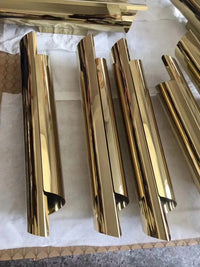 Applique murale Art Déco en acier inoxydable pour escaliers et allées | Marco Lucetti