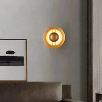 Applique murale Art Déco en métal doré - Lampe créative  | Marco Lucetti