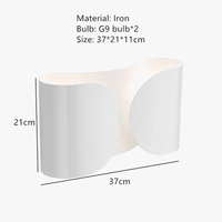 Applique murale Art Déco G4 en métal - Design raffiné | Marco Lucetti