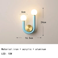 Applique Murale Artistique en Métal avec Tube en U pour Éclairage Intérieur - LuminArt | Marco Lucetti