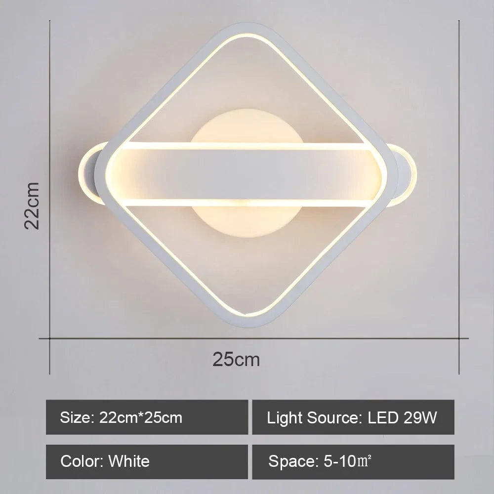 Applique murale au design épuré | Marco Lucetti Blanc / Blanc chaud (2700-3500K)