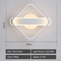 Applique murale au design épuré | Marco Lucetti Blanc / Blanc chaud (2700-3500K)