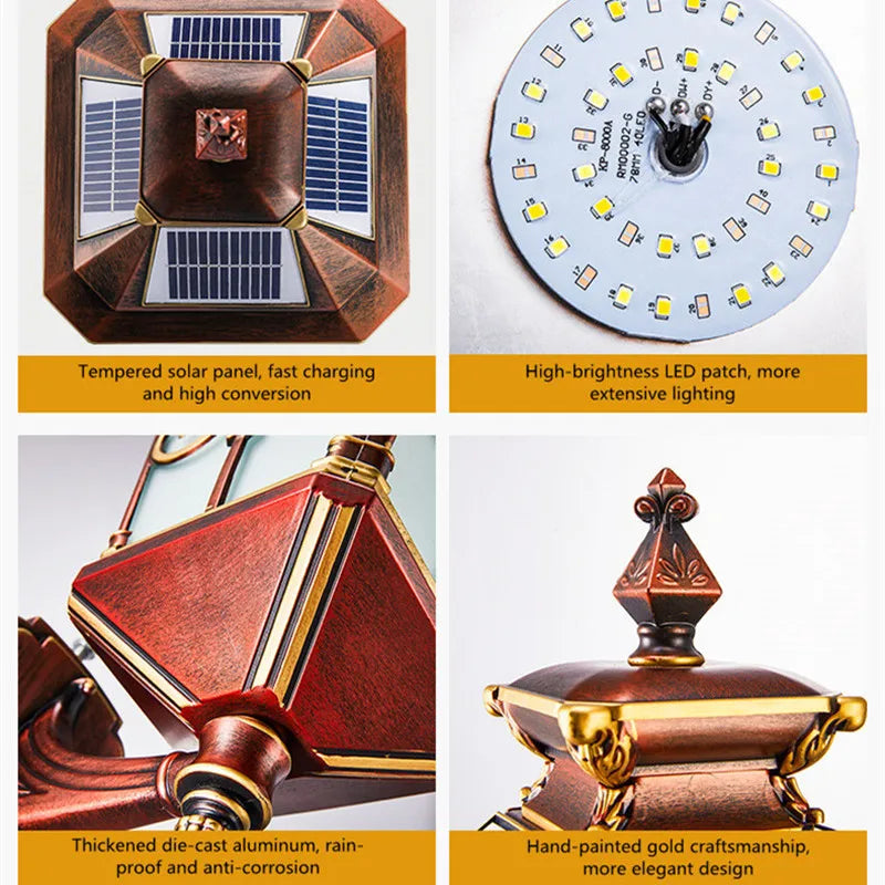 Applique murale solaire LED étanche
