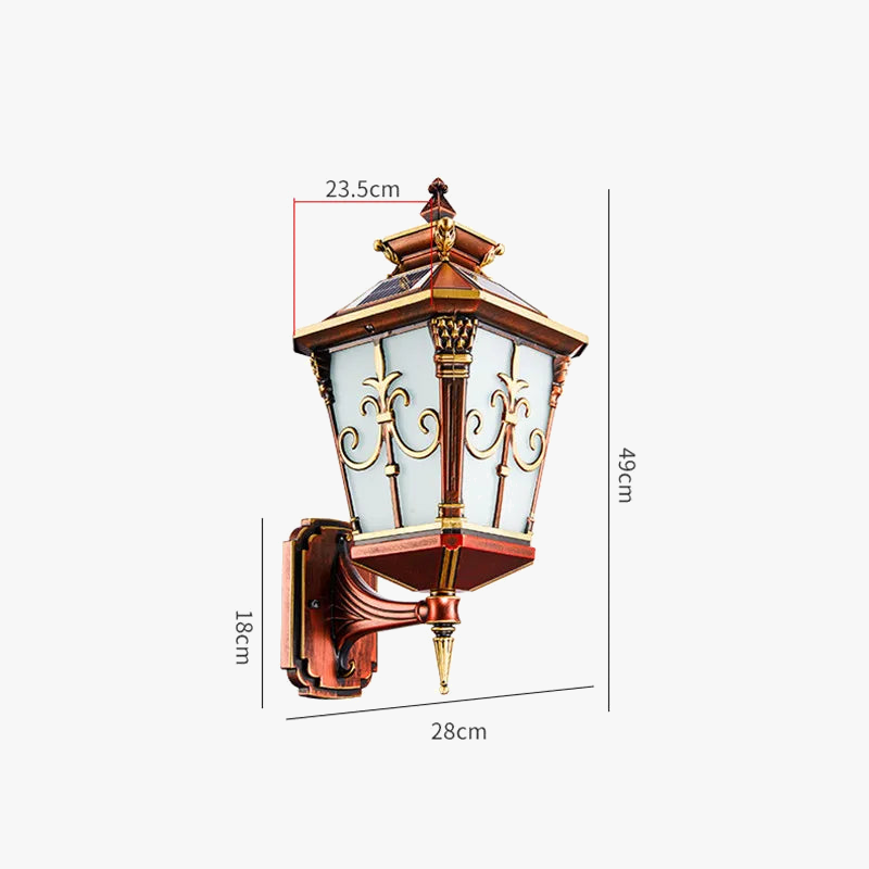 Applique murale solaire LED étanche
