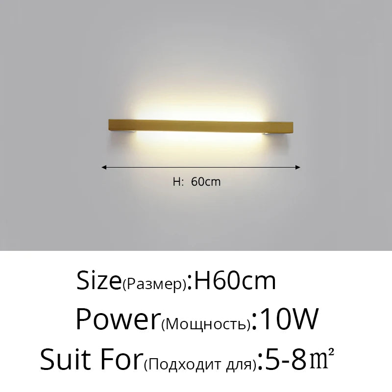 Applique murale LED design minimaliste et créatif