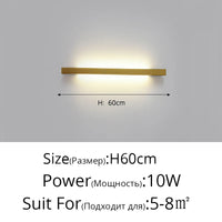 Applique murale LED design minimaliste et créatif