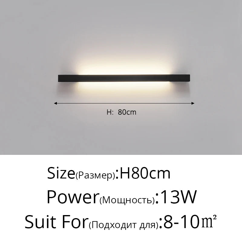 Applique murale LED design minimaliste et créatif