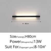 Applique murale LED design minimaliste et créatif