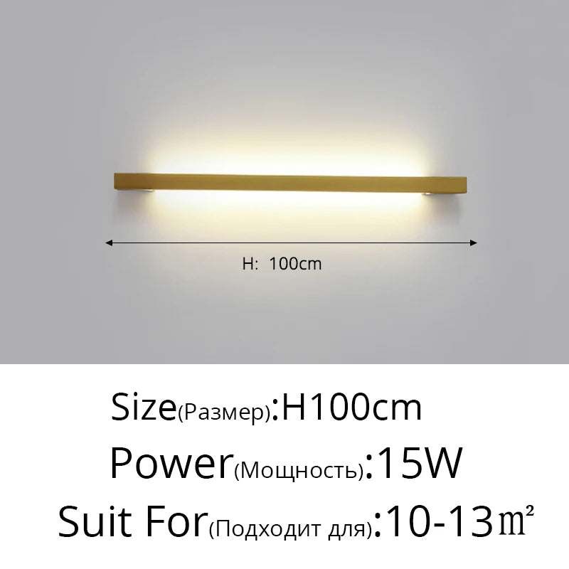 Applique murale LED design minimaliste et créatif