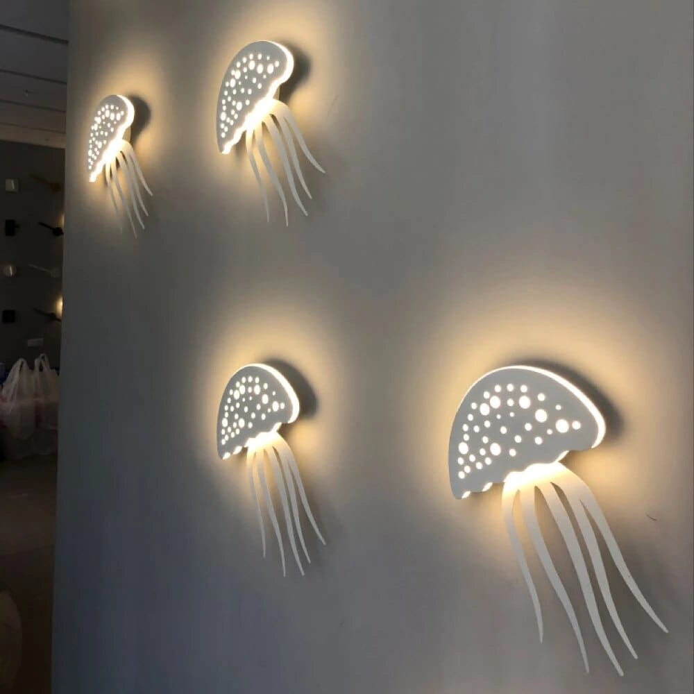 Applique murale blanche méduse LED | Marco Lucetti