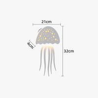 Applique murale blanche méduse LED | Marco Lucetti